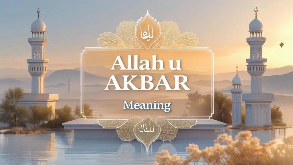 Allahu Akbar Meaning
