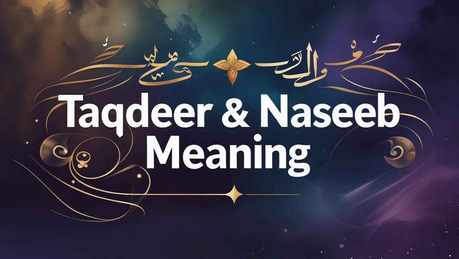 Taqdeer Naseeb Meaning English and Urdu