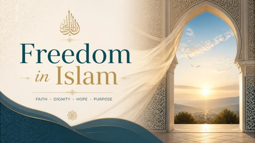 Freedom in Islam Arabic